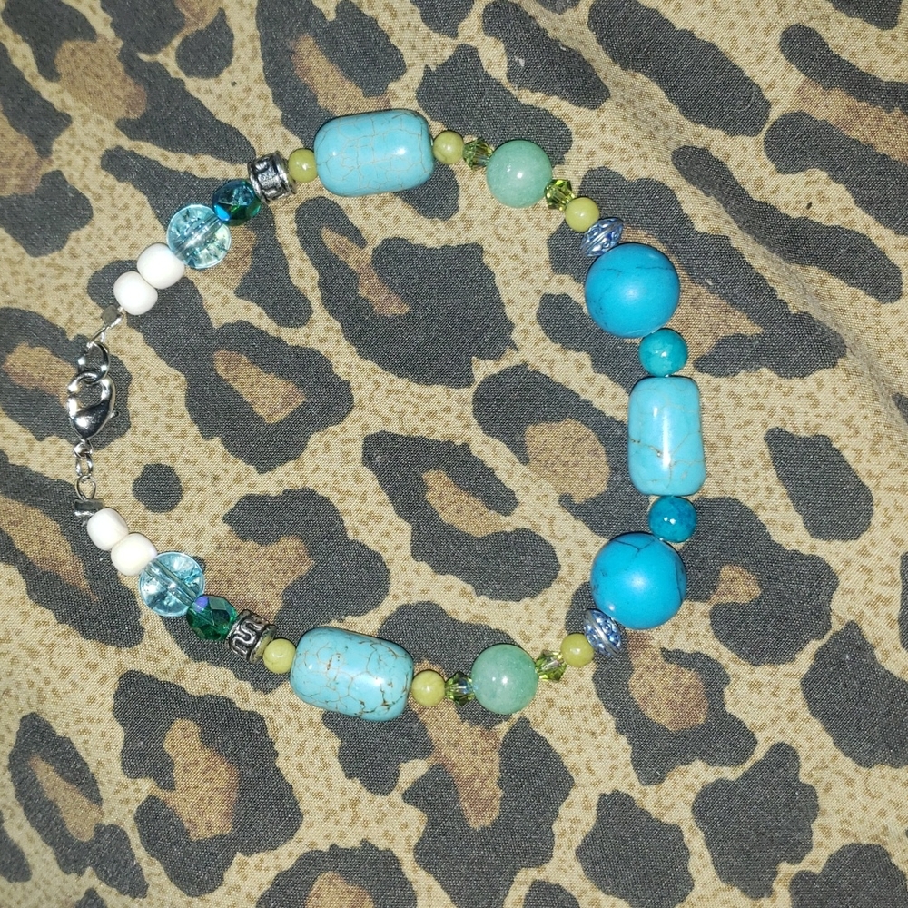 Semi precious stone bracelet